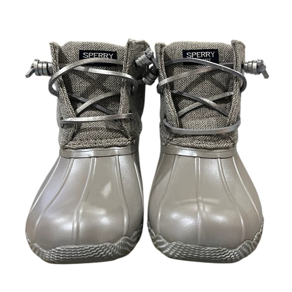 Sperry Waterproof Saltwater Boot Toddler Size 11 New - Picture 3 of 13